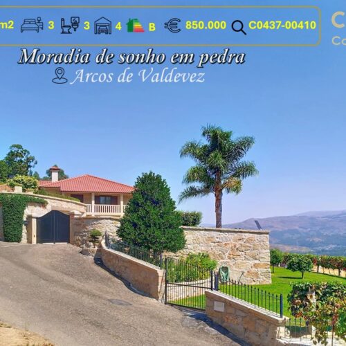 Luxuosa Moradia com Vista Panorâmica em Arcos de Valdevez - Aboim das Choças, Portugal