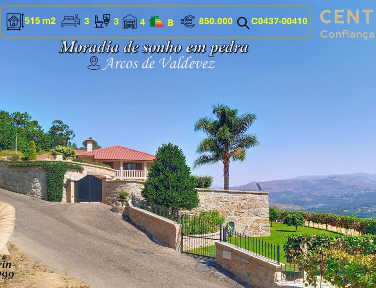 Luxuosa Moradia com Vista Panorâmica em Arcos de Valdevez - Aboim das Choças, Portugal