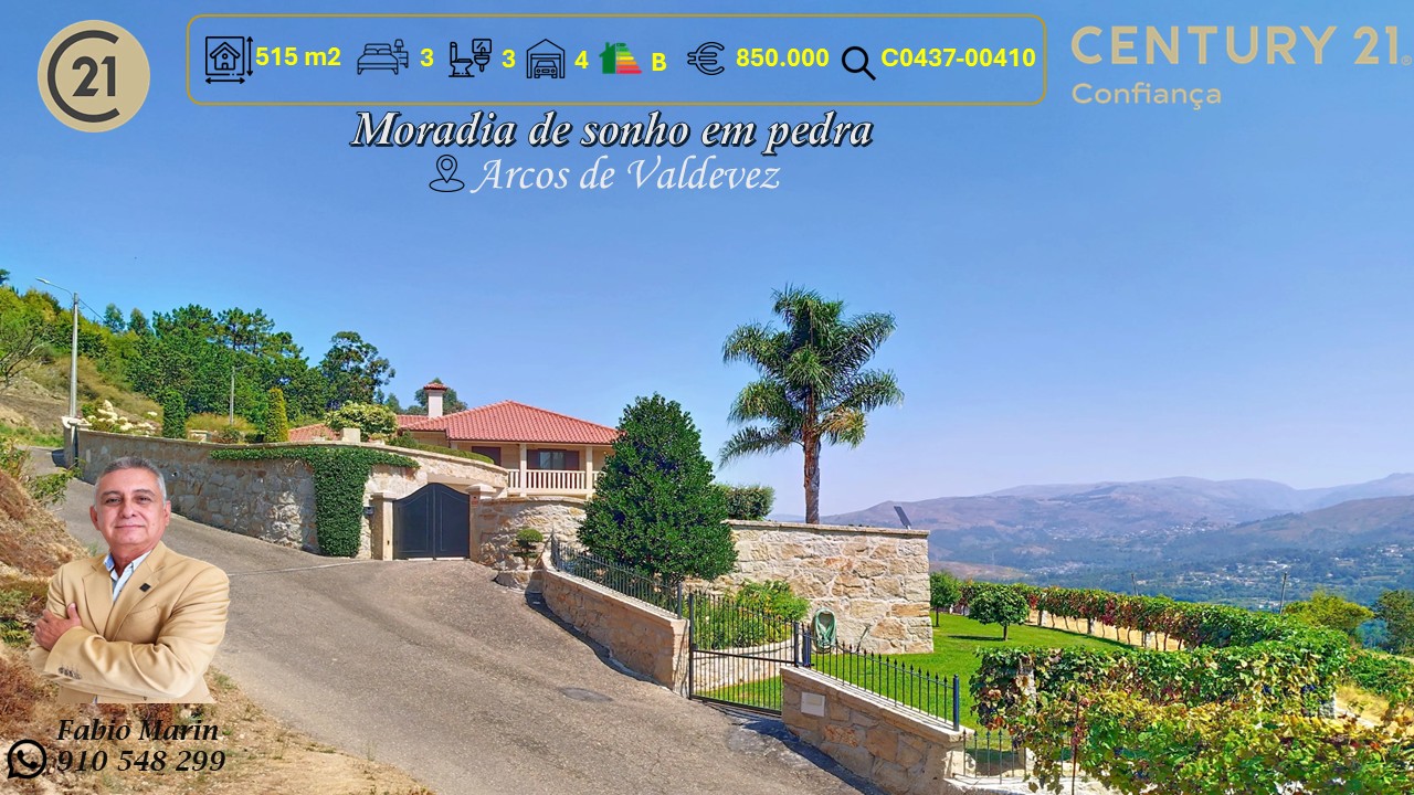 Luxuosa Moradia com Vista Panorâmica em Arcos de Valdevez – Aboim das Choças, Portugal